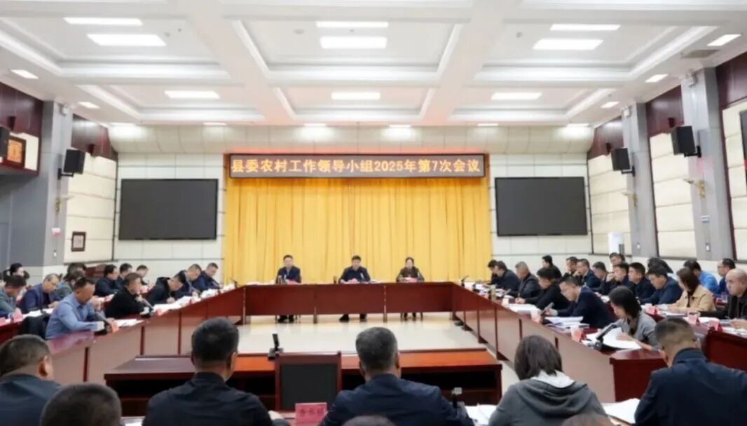 县委农村工作领导小组召开2025年第7次会议